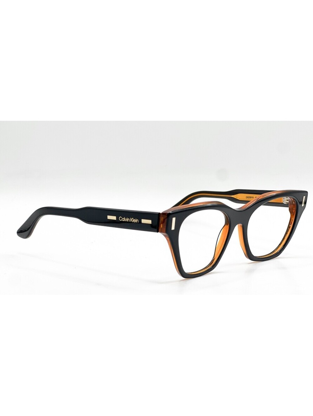 Calvin Klein 23518 002 Black Cat Eye Authentic Eyeglass Frames 52-18 - Picture 4 of 5